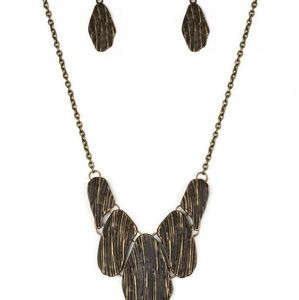 Paparazzi necklace with earrings